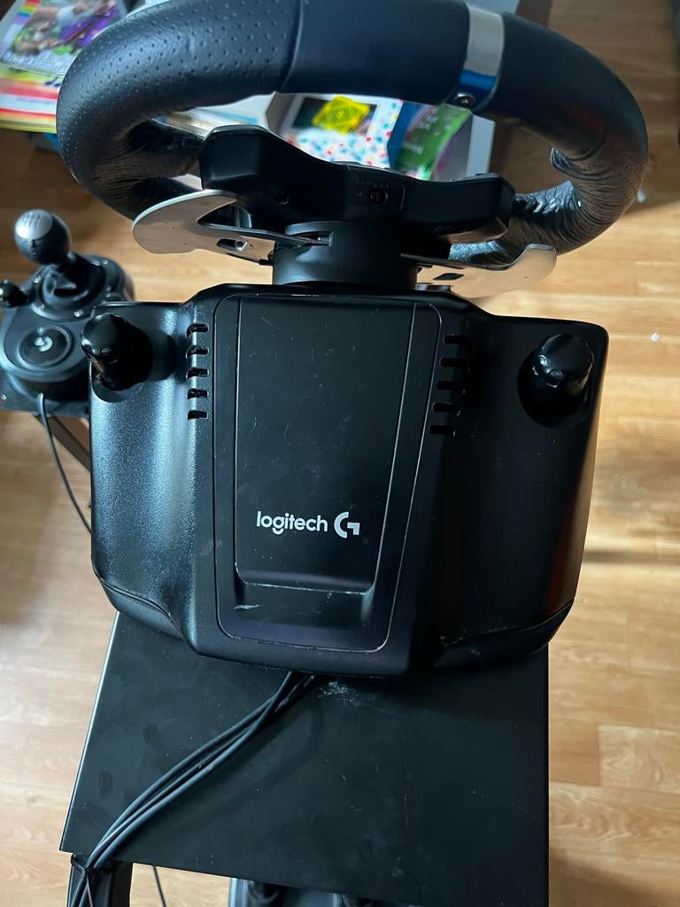 Logitech G29 Racestuur met Pedalen, Shifter en Houder, Ophalen, Racestuur, Gebruikt, Force feedback