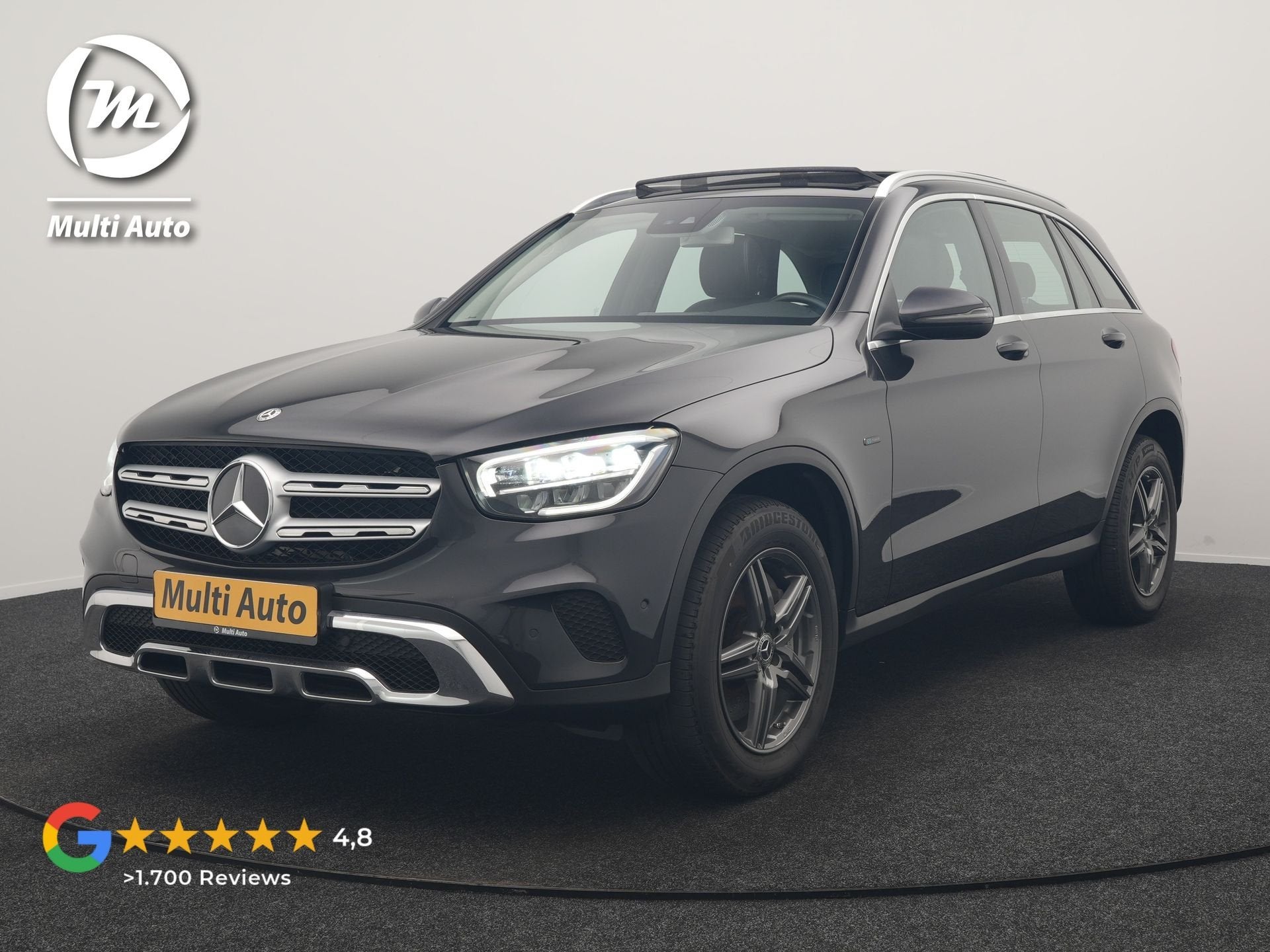 Mercedes-Benz GLC 300e 4MATIC PHEV 313pk Dealer O.H | Panoda, Automaat, Dealer onderhouden, Gebruikt, Zwart