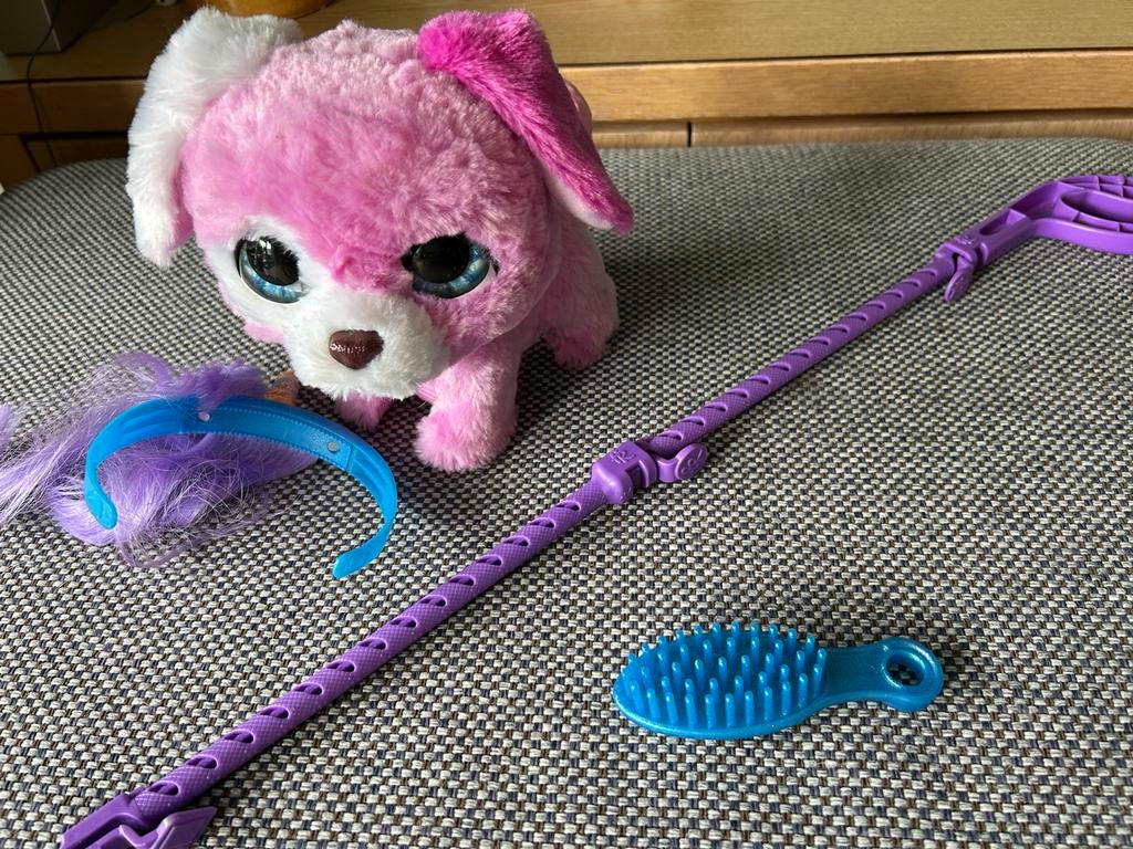 FurReal Glamalots Interactieve Knuffelhond Roze, Ophalen, Overige merken, Hond, Zo goed als nieuw
