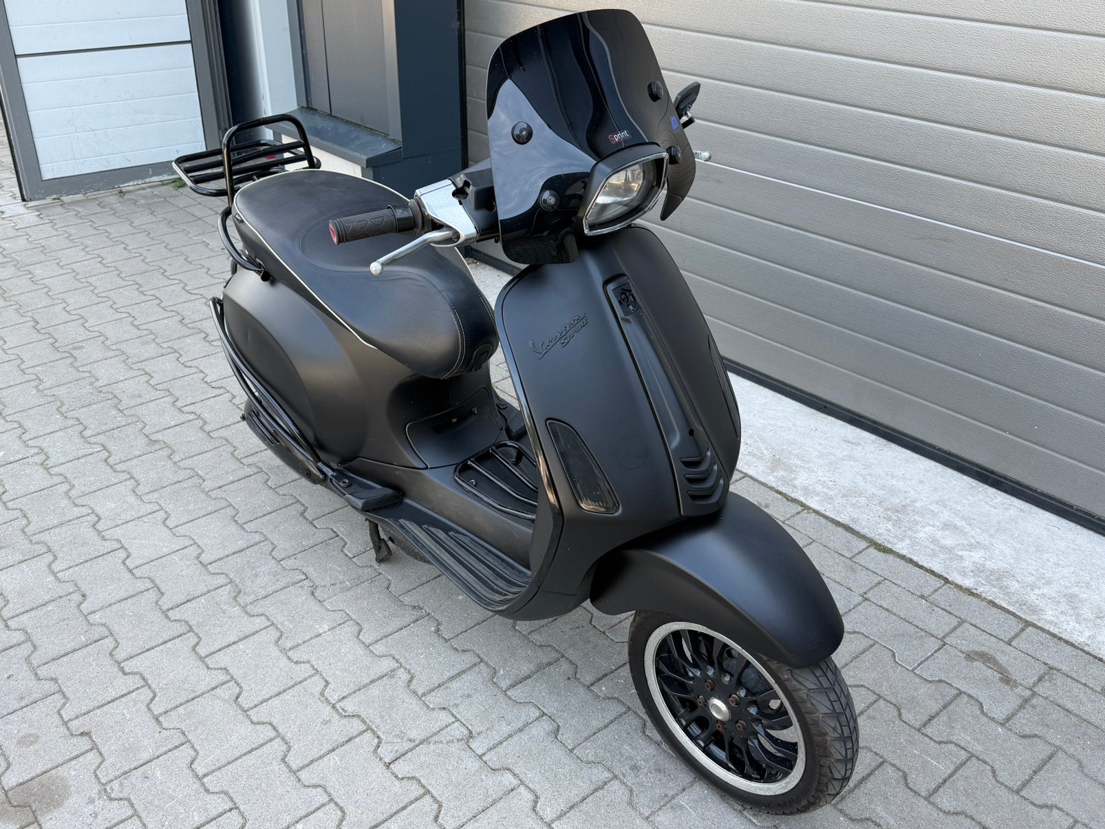 PIAGGIO VESPA SPRINT 4T mat zwart 2017 Snor OPKNAPPER, Ophalen, Zo goed als nieuw, Benzine, Vespa