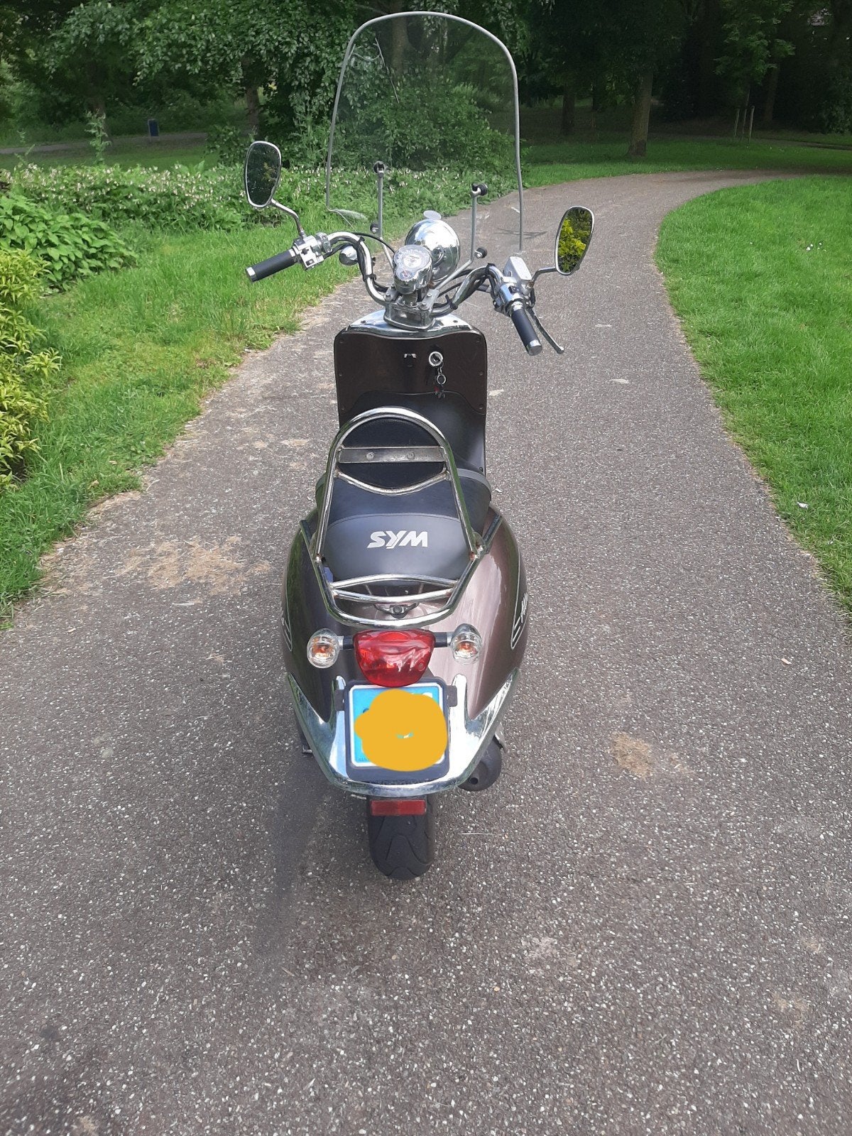 SYM Allo Scooter - Bruin, Goed Onderhouden, Ophalen of Verzenden, Zo goed als nieuw, Benzine, Allo