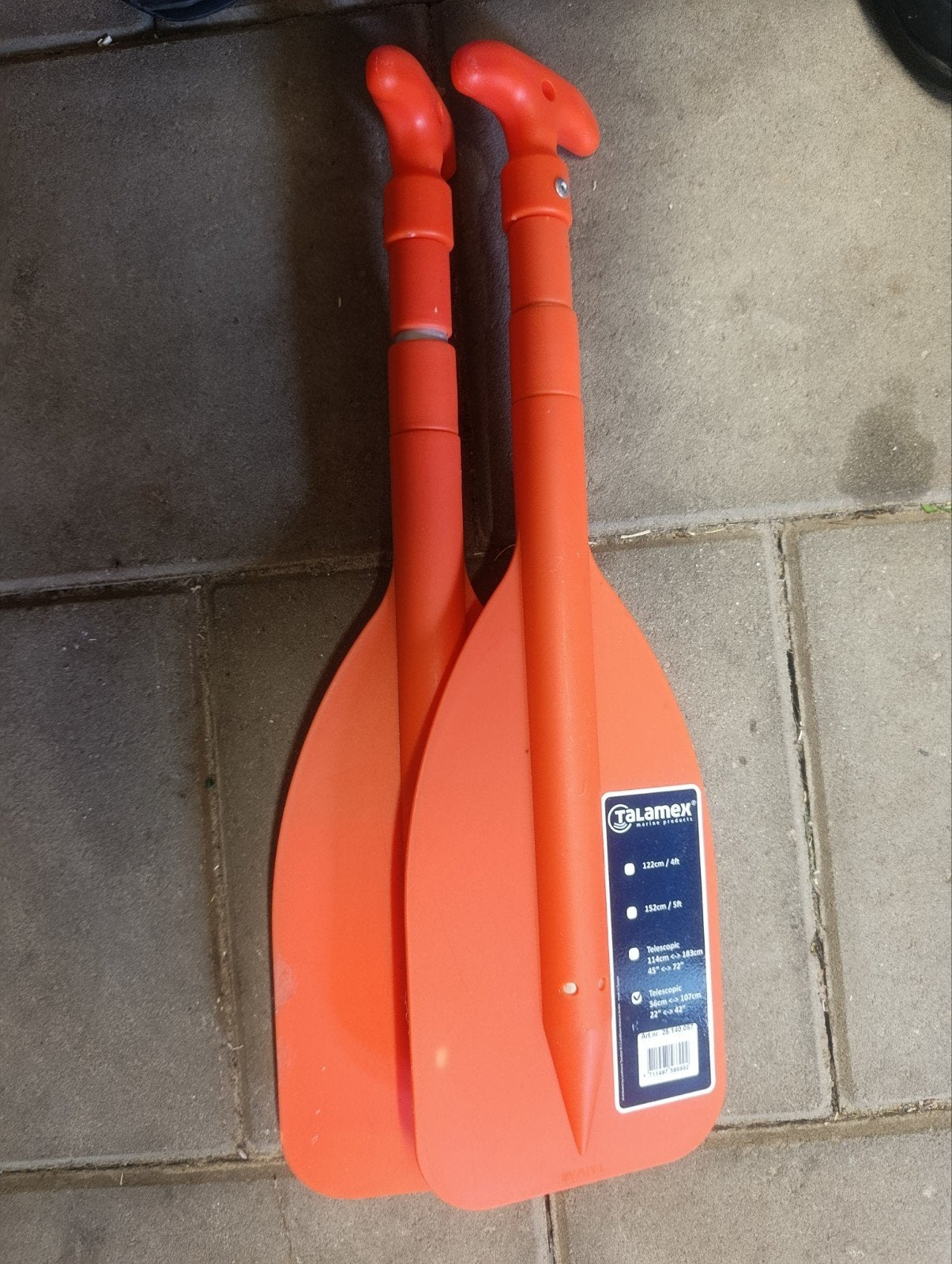 Talamax Telescopische Peddels (2 stuks), Ophalen of Verzenden, Gebruikt