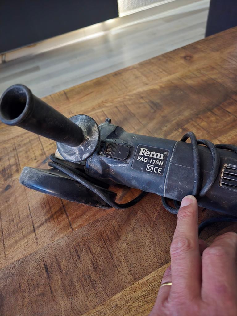 Goed werkende Ferm haakse slijper FAG-115N, Ophalen of Verzenden, Gebruikt