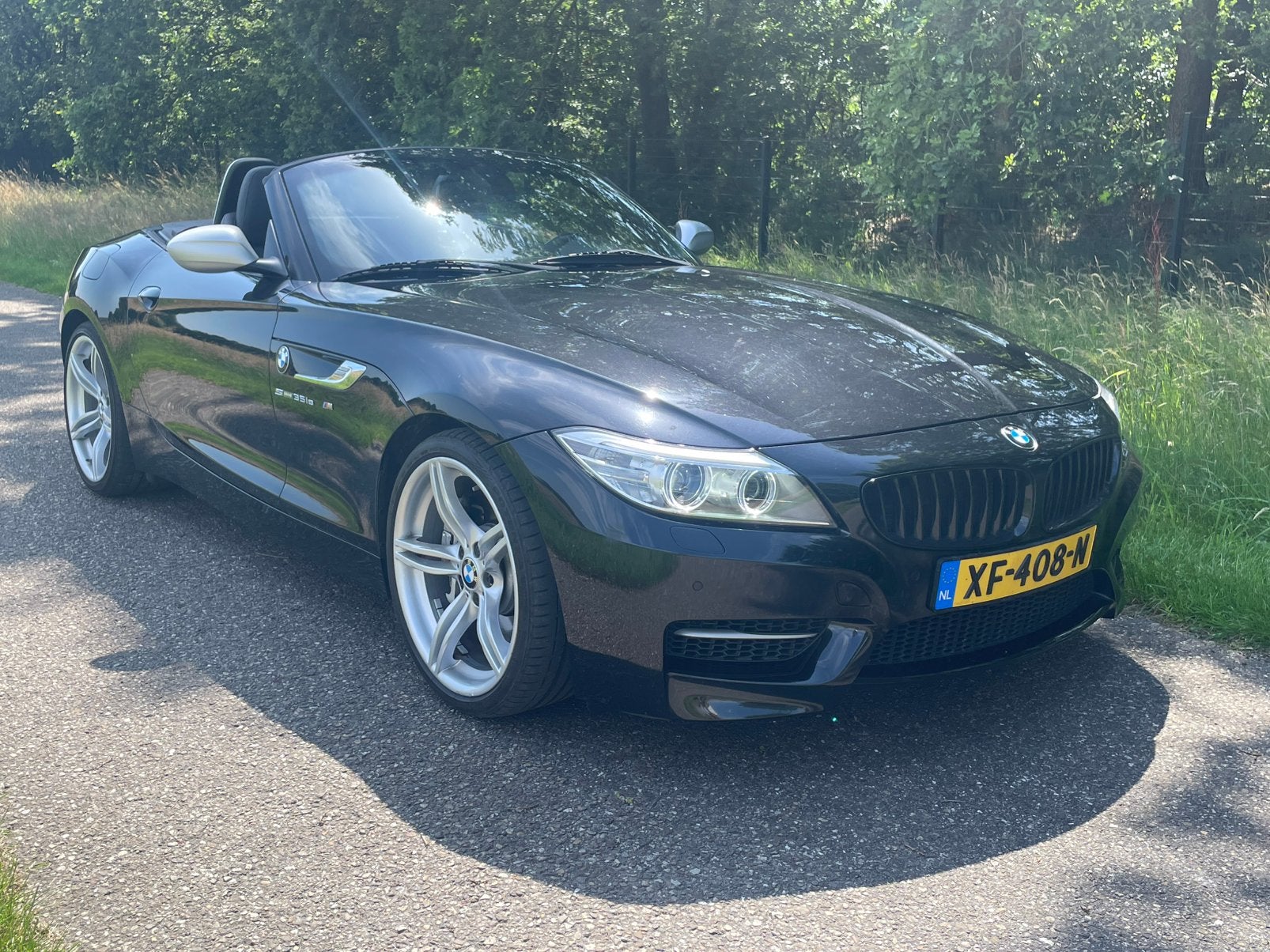 BMW Z4 35iS Roadster LCI 2014 M-Sport 340PK dealer onderhoud, Automaat, Achterwielaandrijving, Zwart, Cabriolet