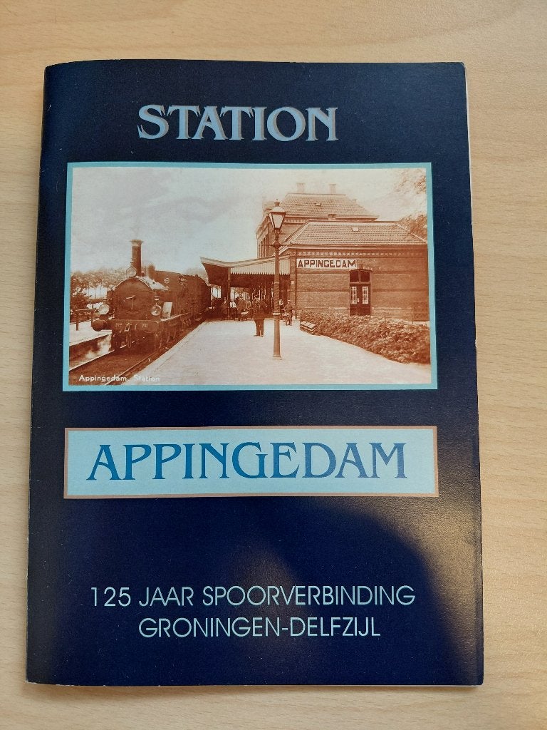 Station Appingedam 125 jaar spoorverbinding spoorwegen trein, Boeken, Verzenden, Gelezen