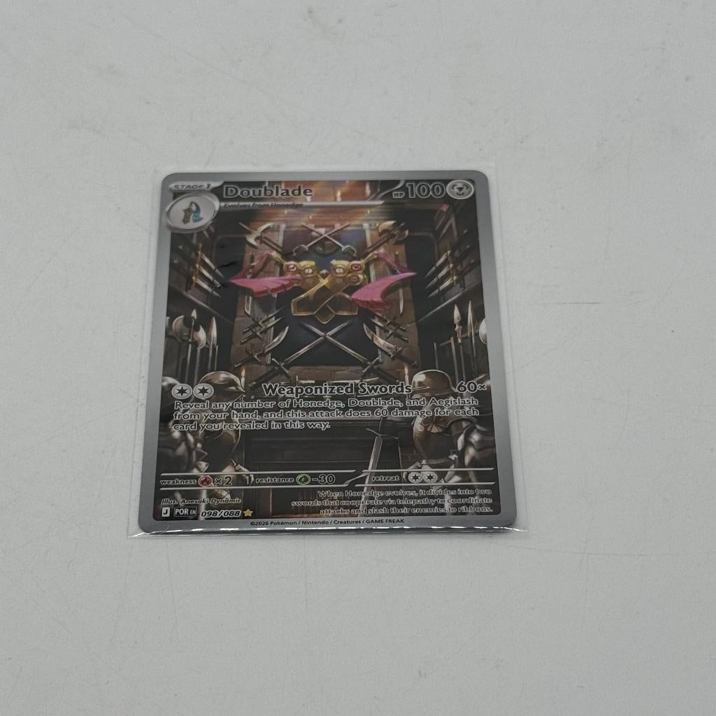 Pokemon Kaart - Doublade (098/088) | Near mint conditie, Ophalen of Verzenden, Zo goed als nieuw, Losse kaart