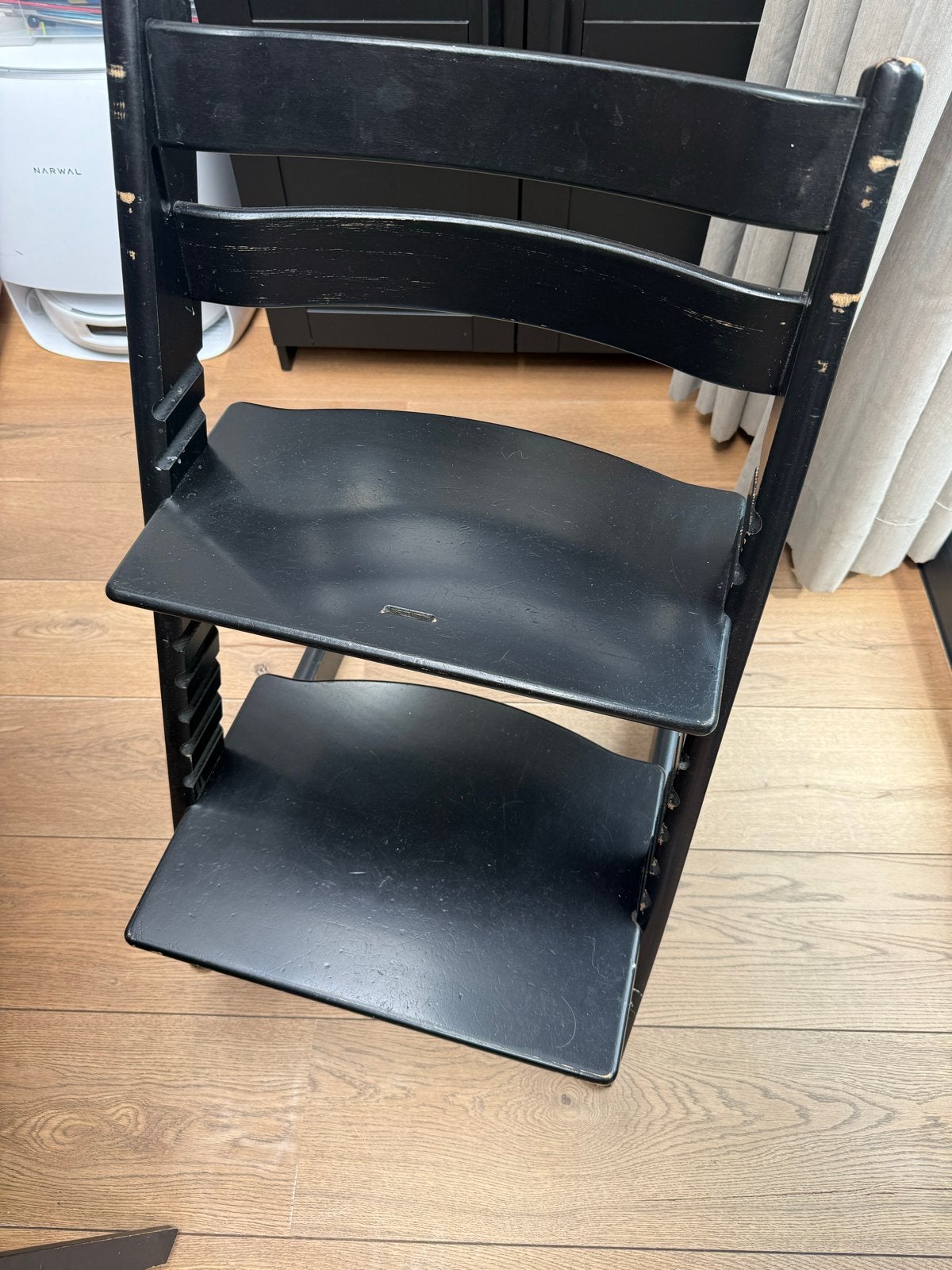 Stokke kinderstoel met omkiepbescherming, gebruikt, Kinderen en Baby's, Kinderstoelen, Ophalen, Gebruikt, Meegroeistoel
