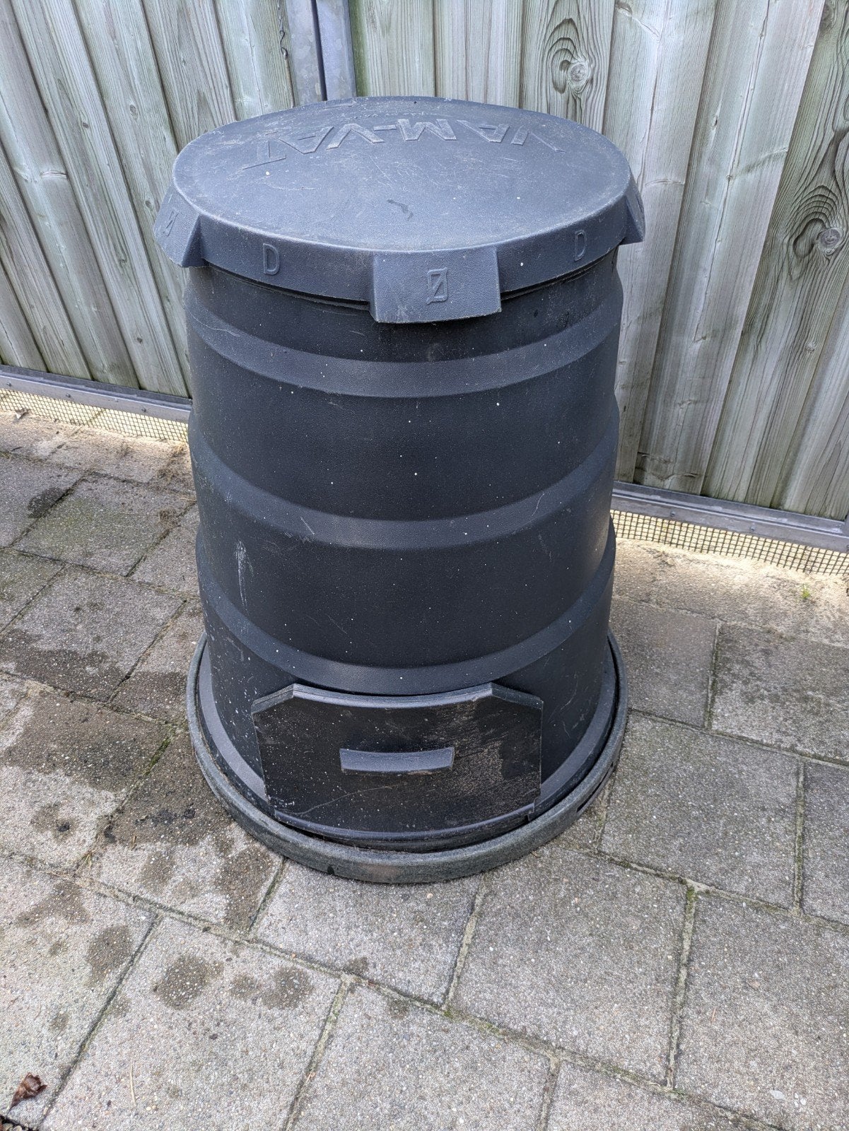 compost vat, Ophalen, Compost