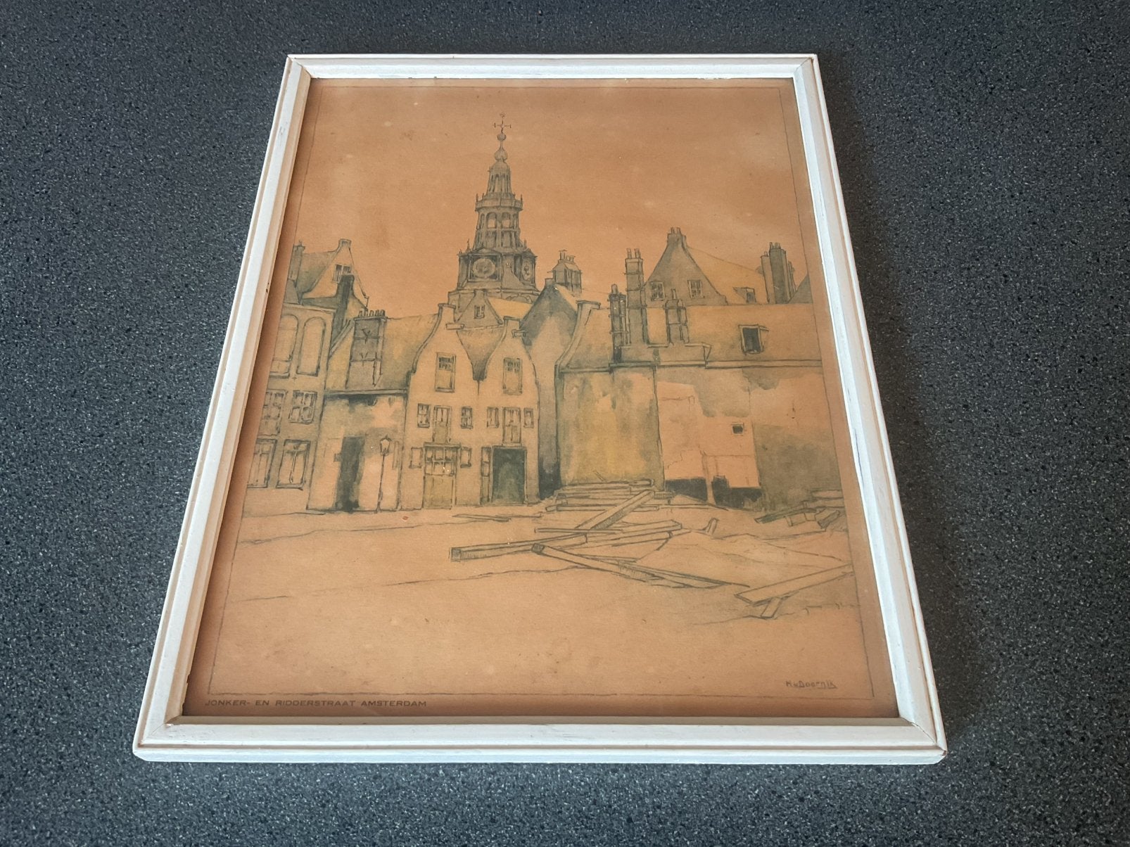 Prent van M. van Doornik van Amsterdam, Ophalen of Verzenden, Voor 1940, Gebruikt