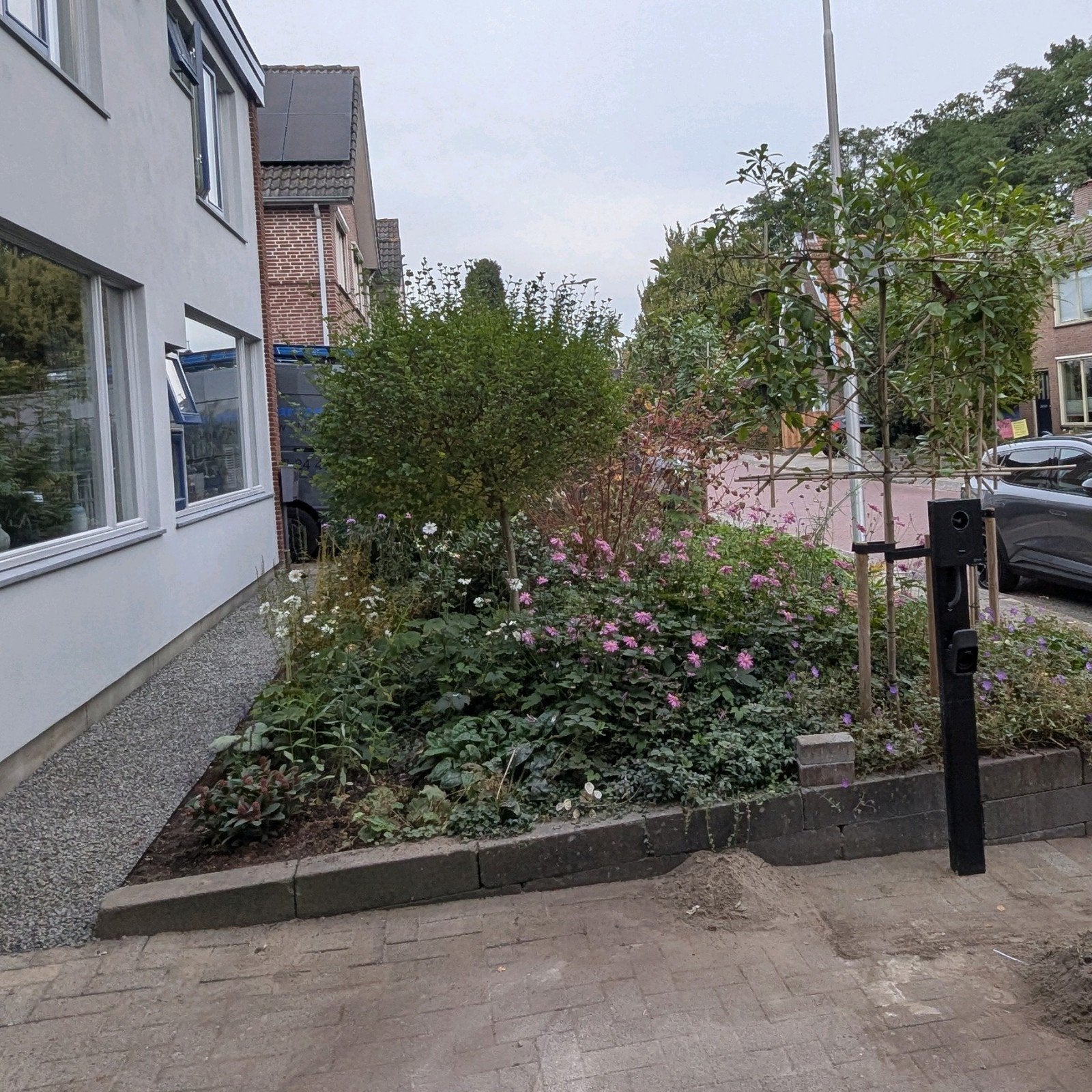 Klinkers BKK licht blauw, Tuin en Terras, Ophalen, Gebruikt, Klinkers, 5 tot 10 m²