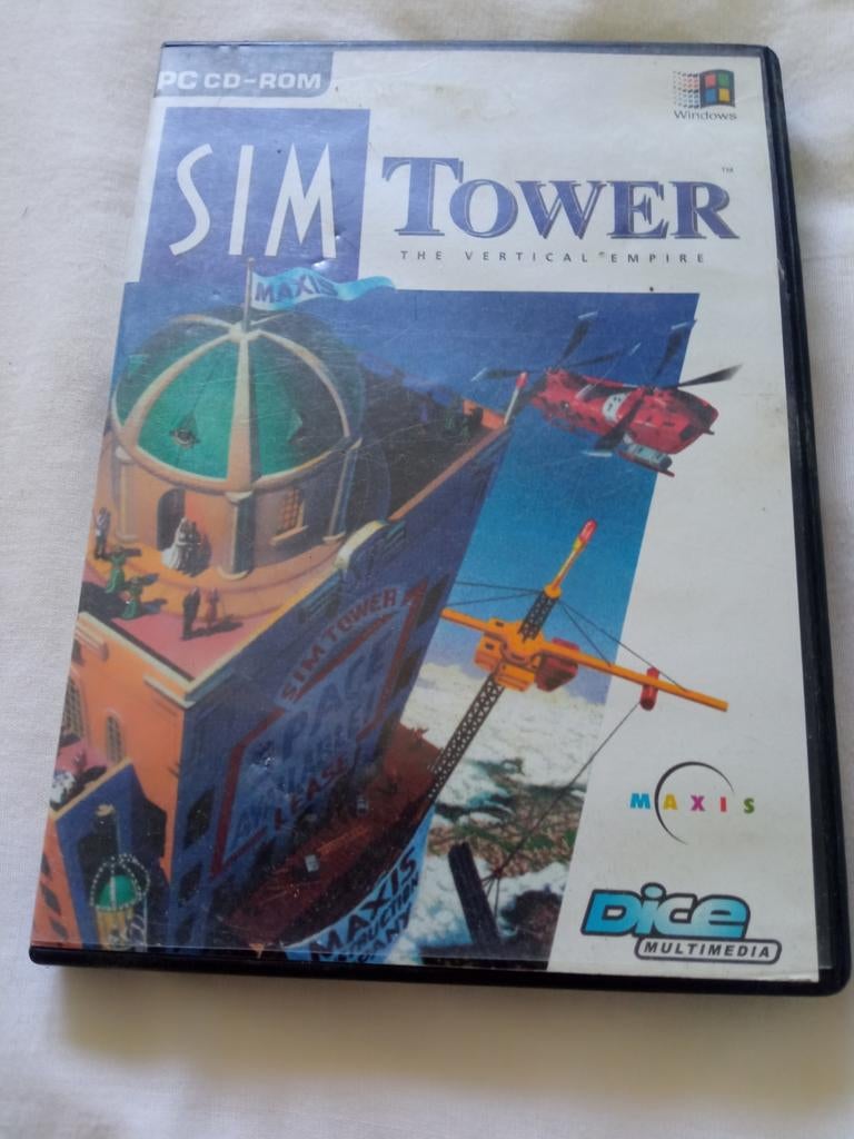 Sim.tower  pc cd-rom, 1 speler, Ophalen of Verzenden, Gebruikt, Vanaf 3 jaar