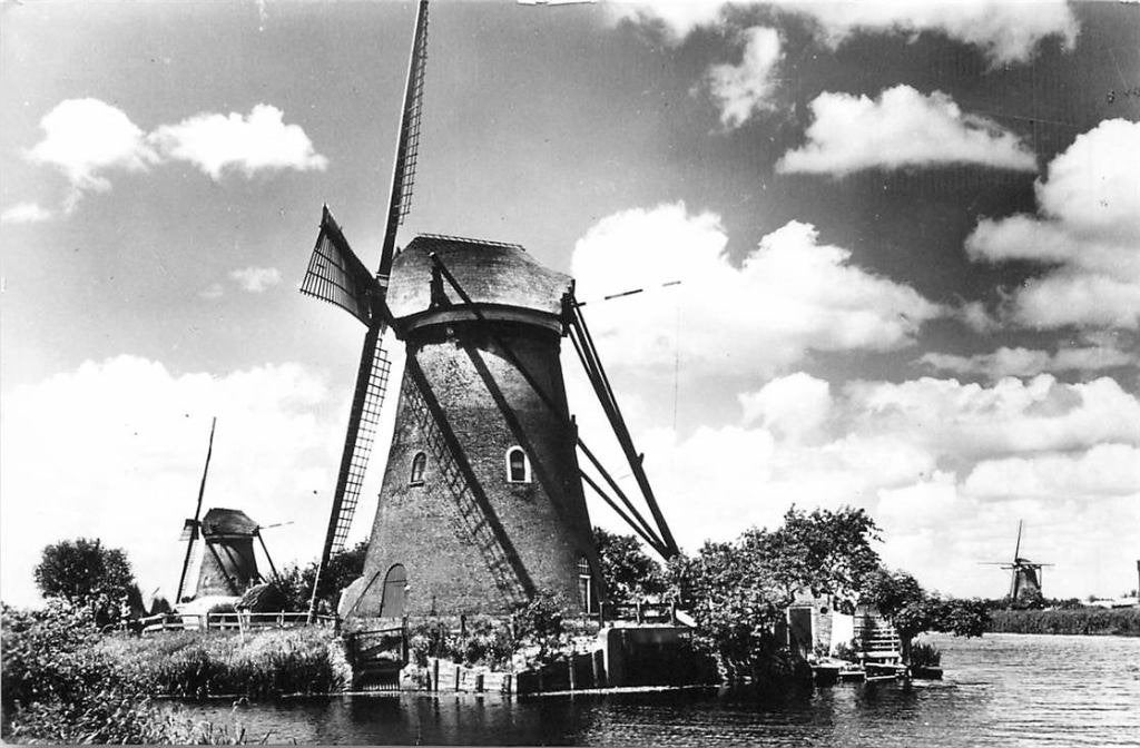 388-496-017 Kinderdijk Hollandse Molen, Verzamelen, Ansichtkaarten | Nederland, Verzenden, Voor 1920, Zuid-Holland