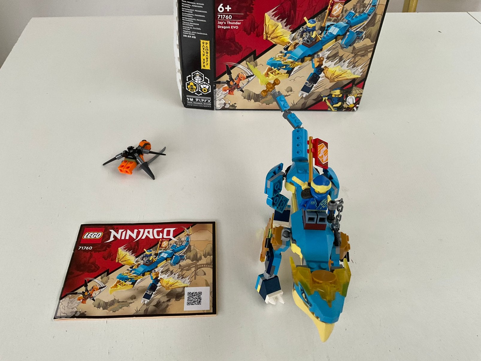 Lego ninjago jays thunder draak 71760, Ophalen of Verzenden, Zo goed als nieuw