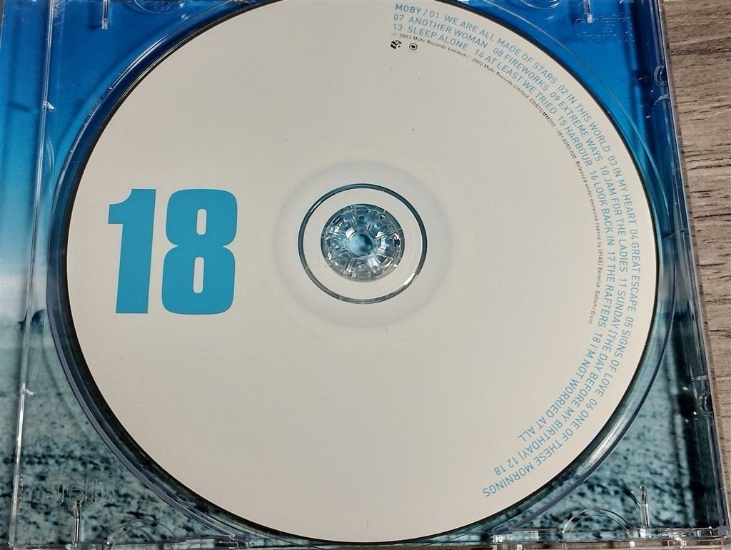 Moby - 18, Ophalen of Verzenden, Zo goed als nieuw, Disco