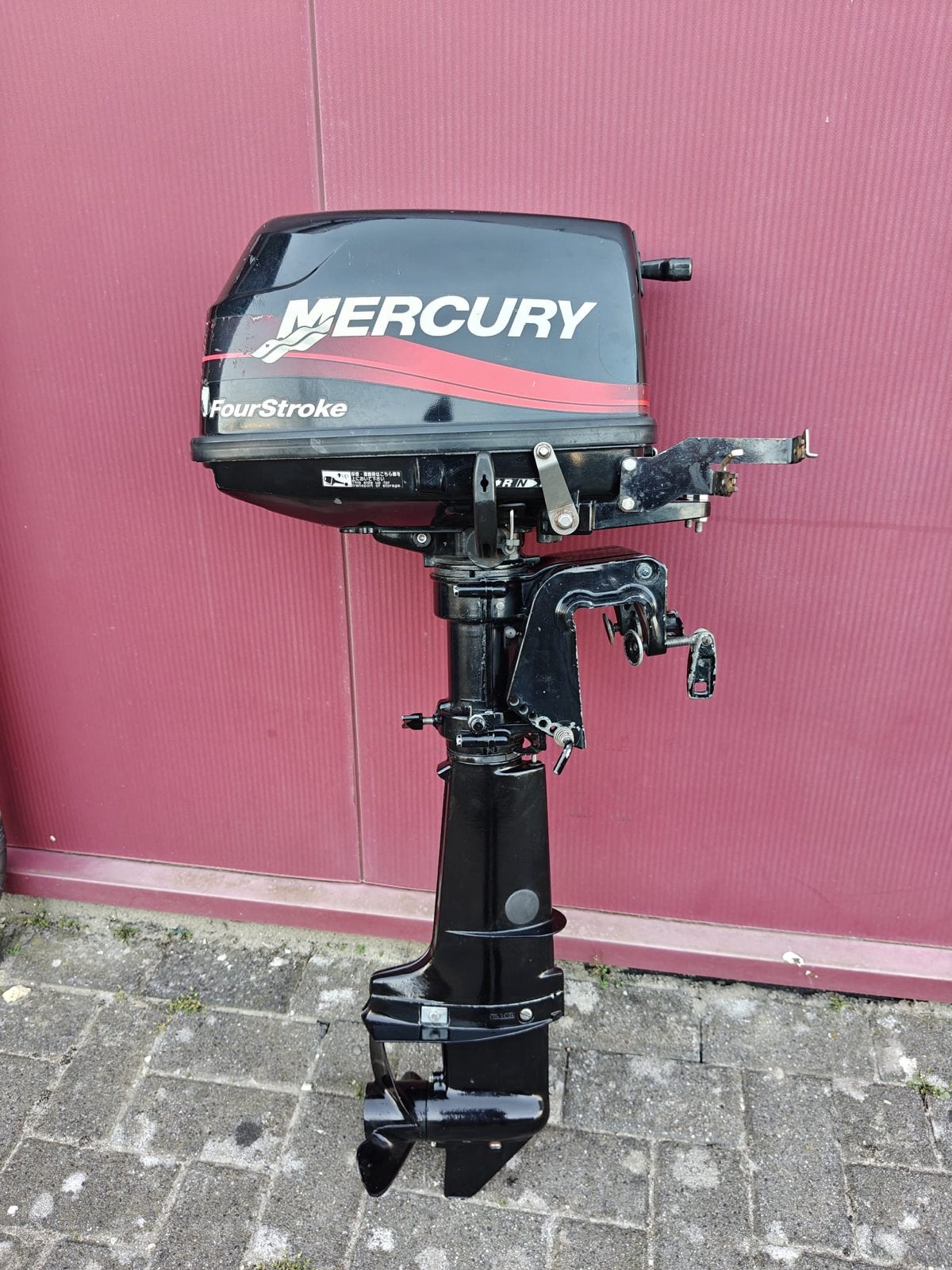 Mercury 6pk 4 takt kortstaart buitenboordmotor, Watersport en Boten, Buiten- en Binnenboordmotoren, Ophalen, Gebruikt, 5 tot 10 pk