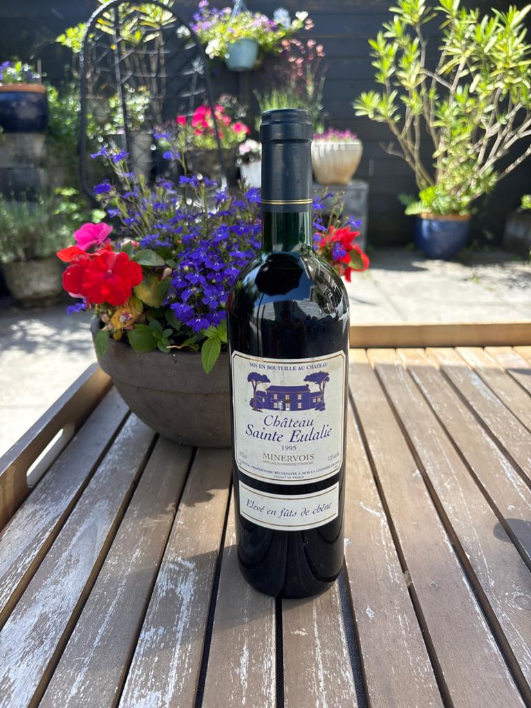 Château Sainte Eulalie Minervois 1995 Rode Wijn, Gebruikt, Frankrijk, Ophalen of Verzenden, Rode wijn