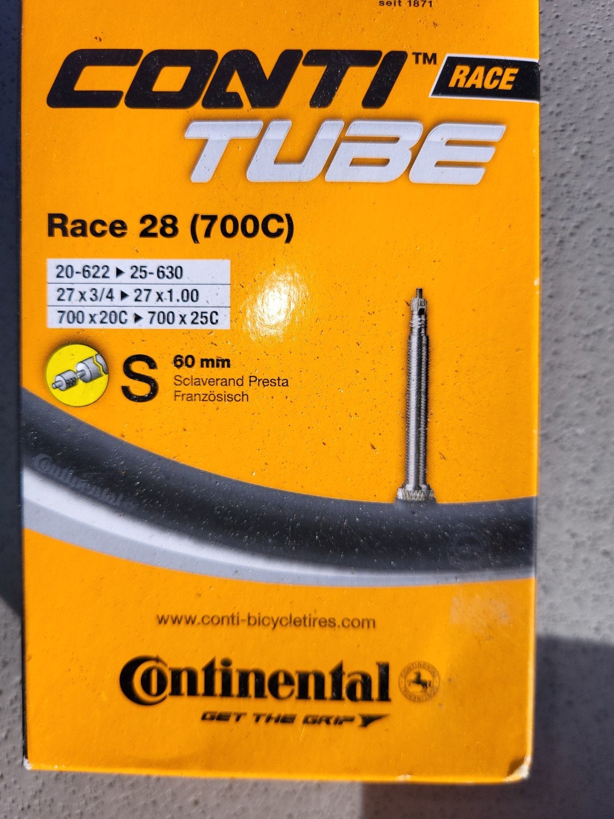Continental Race 28 (700C) Binnenbanden - Nieuw 6 stuks, Ophalen, Band, Nieuw, Continental