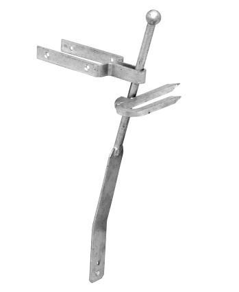 KOOPJE Veersluiting voor engelse poort / hek, 51 mm en 77mm, Verzenden, Nieuw, 250 cm of meer, Balken