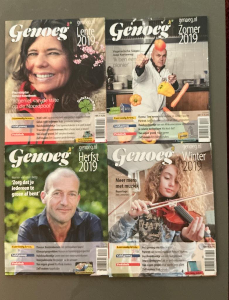 Genoeg Magazine Jaargang 2019 - Complete Set, Boeken, Tijdschriften en Kranten, Ophalen of Verzenden, Gelezen, Overige typen