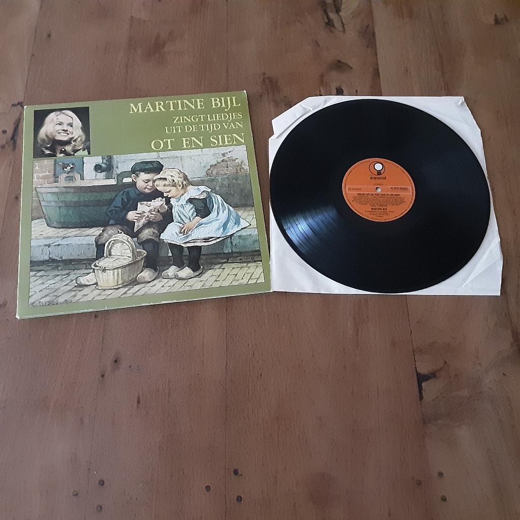 LP Martine Bijl – Zingt Liedjes uit de Tijd van Ot en Sien, Cd's en Dvd's, Ophalen of Verzenden, Gebruikt, 12 inch, Overige genres