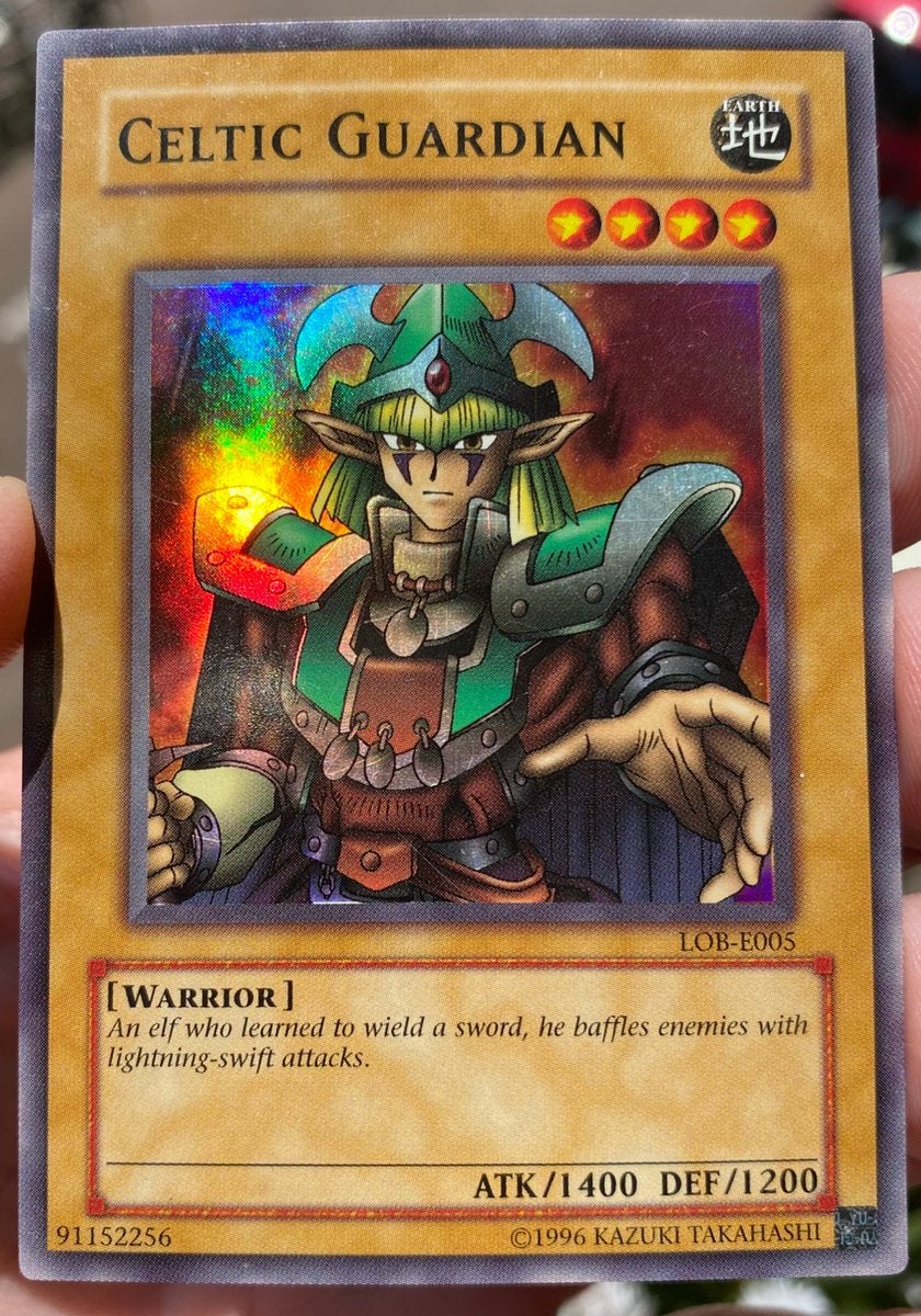 Yu-Gi-Oh! Celtic Guardian LOB Old Vintage Print !, Hobby en Vrije tijd, Verzamelkaartspellen | Yu-gi-Oh!, Ophalen of Verzenden