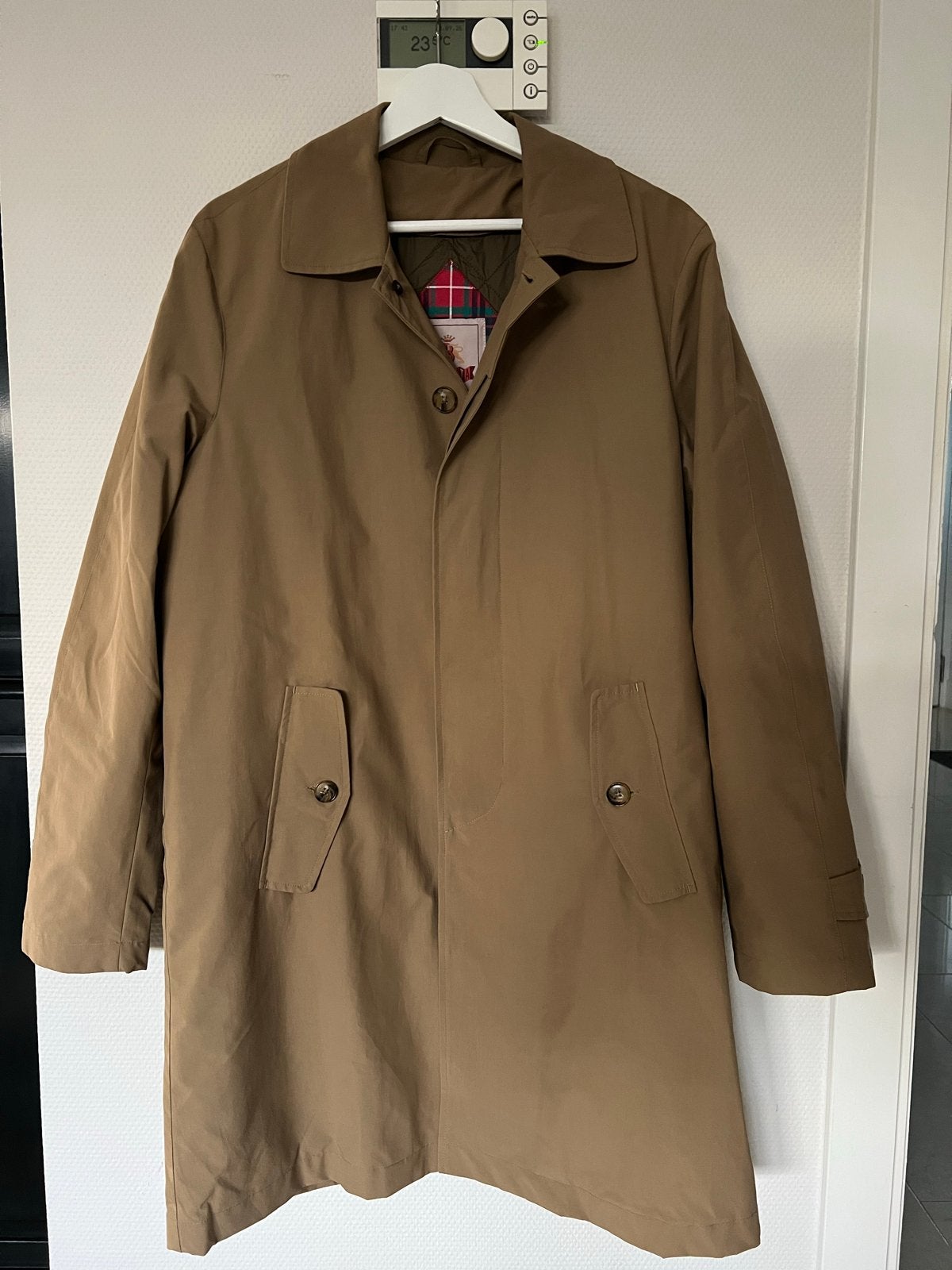Baracuta Regenjas met Uitneembare Voering - Maat L, Ophalen of Verzenden, Zo goed als nieuw, Maat 52/54 (L), Beige