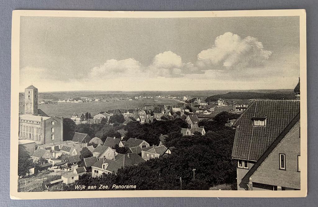 Wijk aan Zee - Panorama (1935), Verzenden, 1920 tot 1940, Gelopen, Noord-Holland