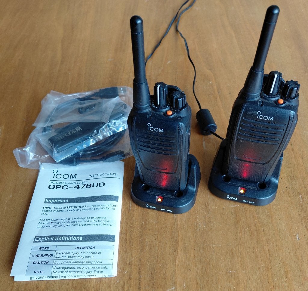 Icom IC-F29SR2 UHF PMR446 Waterdicht (IP67), Telecommunicatie, Portofoons en Walkie-talkies, Ophalen of Verzenden, Gebruikt, 2 to 5 km