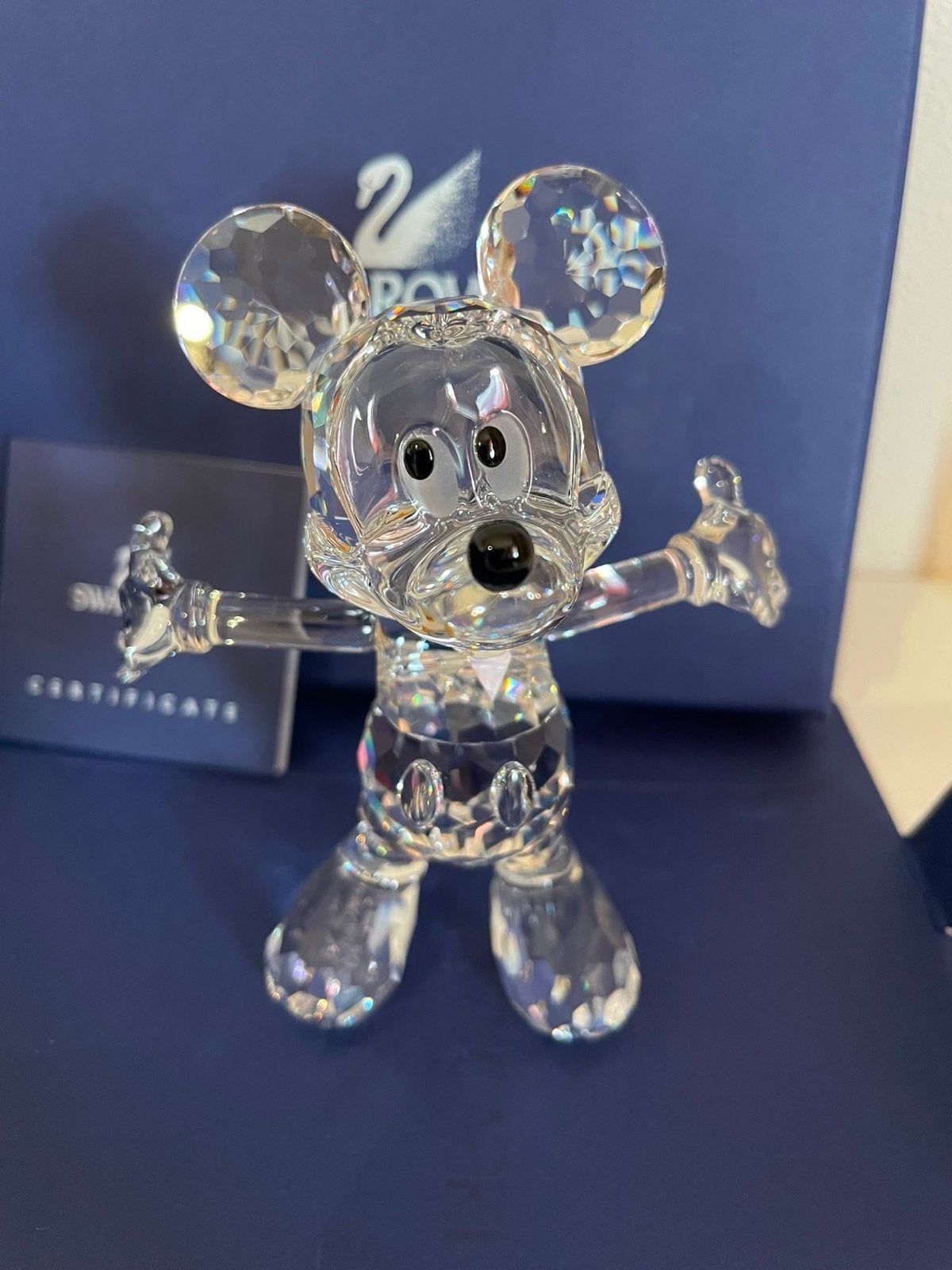 Swarovski Mickey Mouse Kristal Figuur - Zo goed als nieuw, Verzamelen, Swarovski, Ophalen of Verzenden, Zo goed als nieuw, Figuurtje