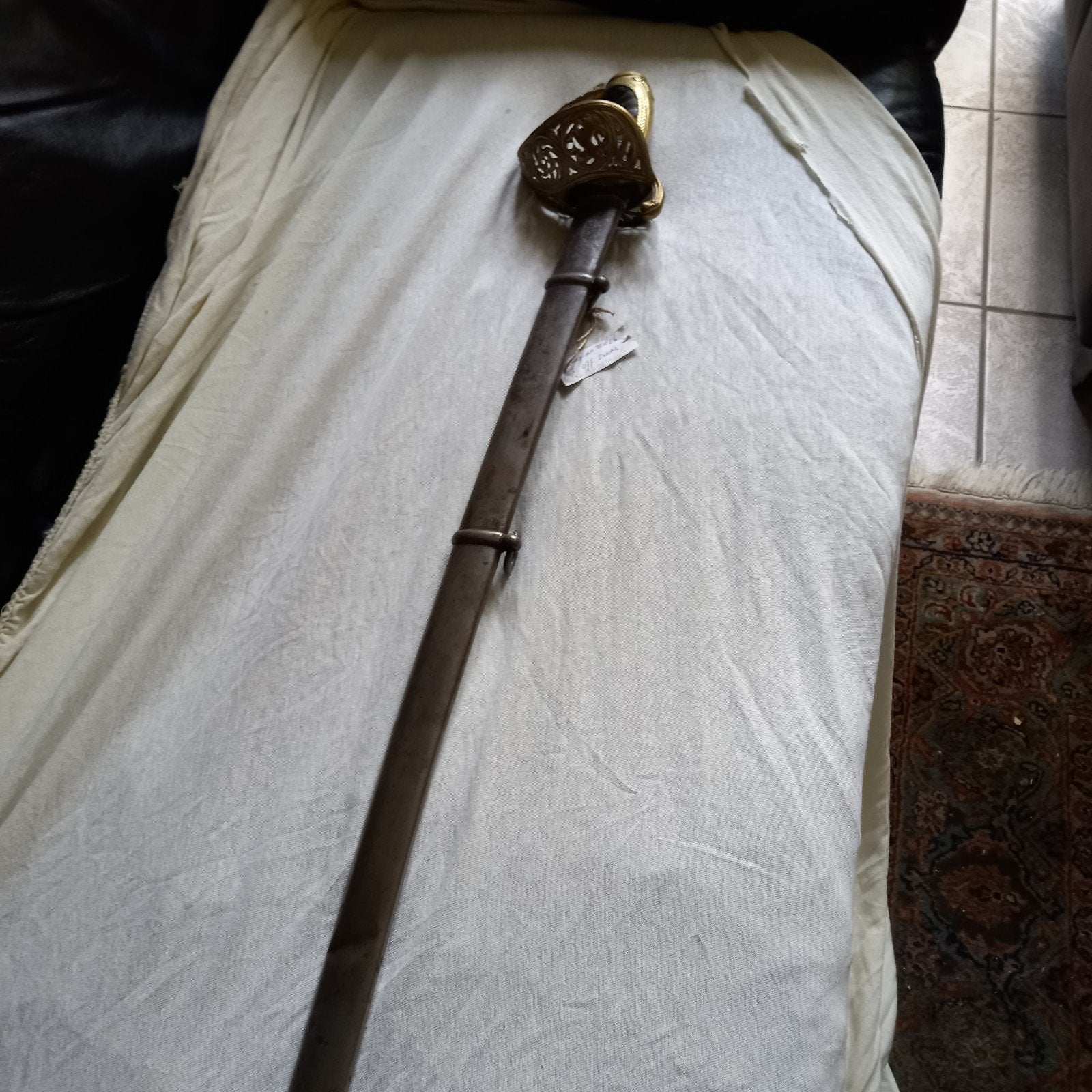 Antieke sabel noorwegen infanteri, Verzamelen, Ophalen of Verzenden