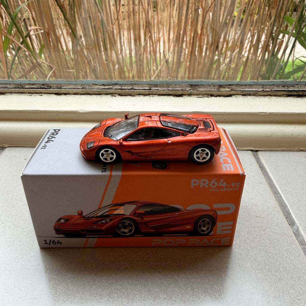 POP RACE MCLAREN F1 1:64 Diecast Modelauto, Ophalen of Verzenden, Nieuw, Auto