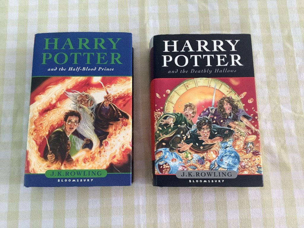 Set van Harry Potter boeken 1e editie, Ophalen of Verzenden, Zo goed als nieuw, Boek of Poster
