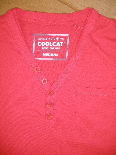 COOL CAT t- shirt rood maat M - nieuw -, Kleding | Heren, Maat 48/50 (M), Nieuw, Ophalen of Verzenden, Coolcat