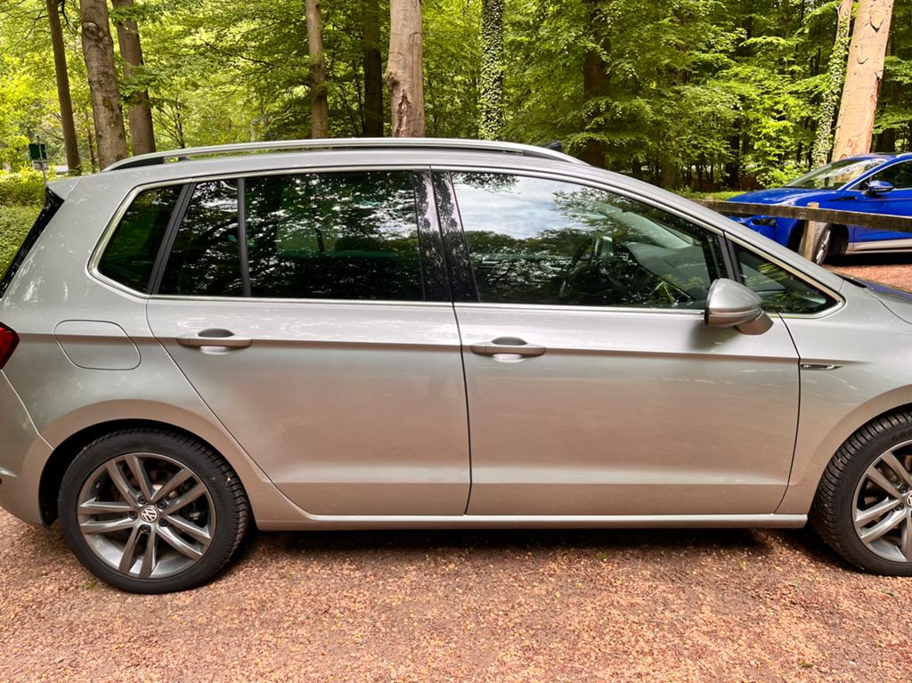 Volkswagen Golf Sportsvan 1.4 TSI 150pk  DSG 2017 Grijs, Auto's, Volkswagen, Golf Sportsvan, 1395 cc, 19 km/l, Particulier