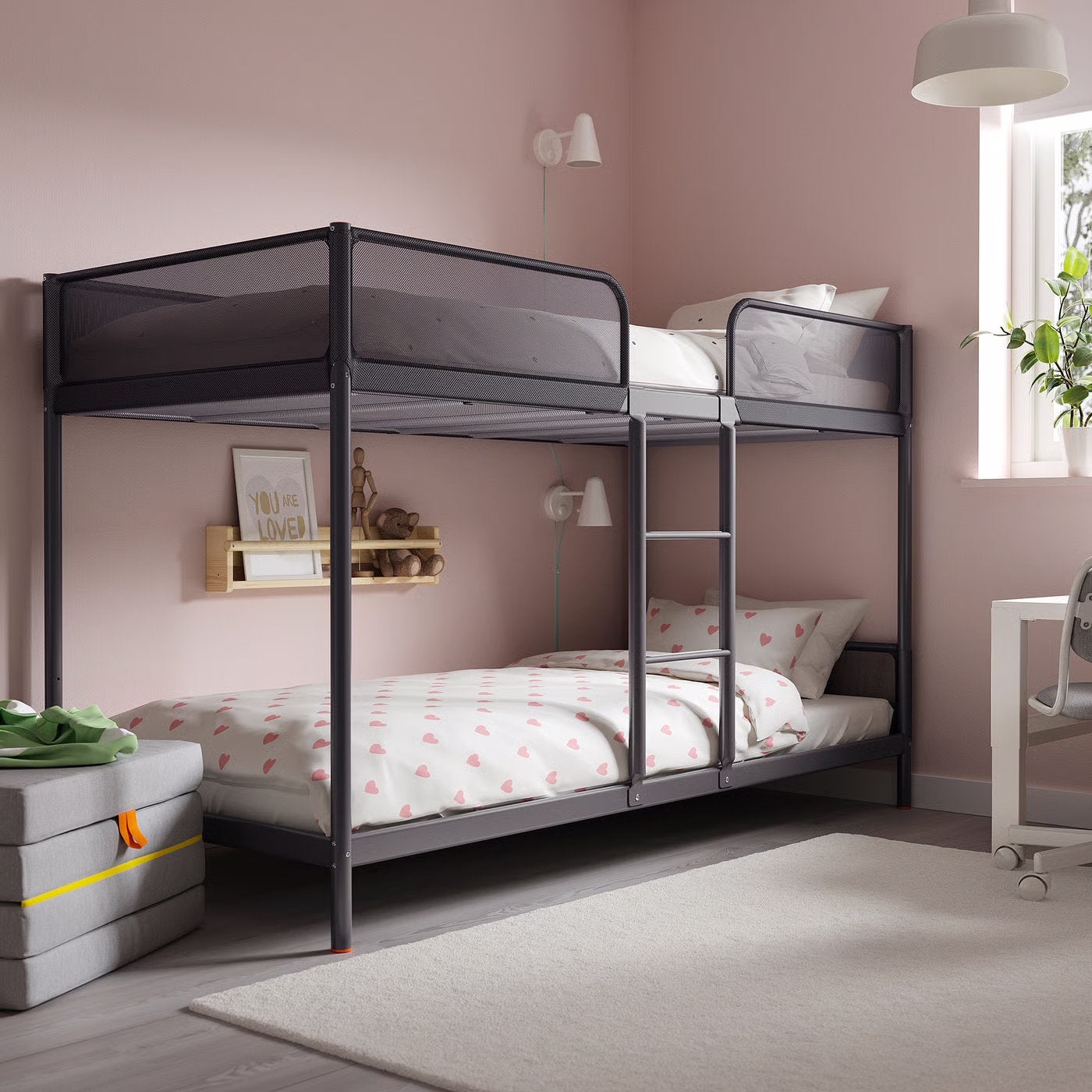 Stapelbed ikea, Ophalen, 90 cm, 160 tot 180 cm, Tweepersoons