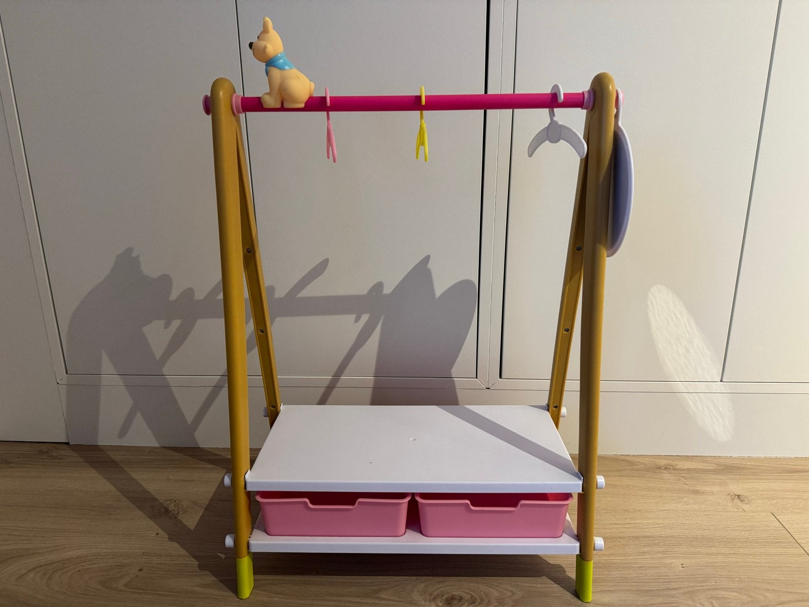 Baby Born Kledingrek met accessoires en spiegel, Kinderen en Baby's, Ophalen of Verzenden, Zo goed als nieuw, Meisje