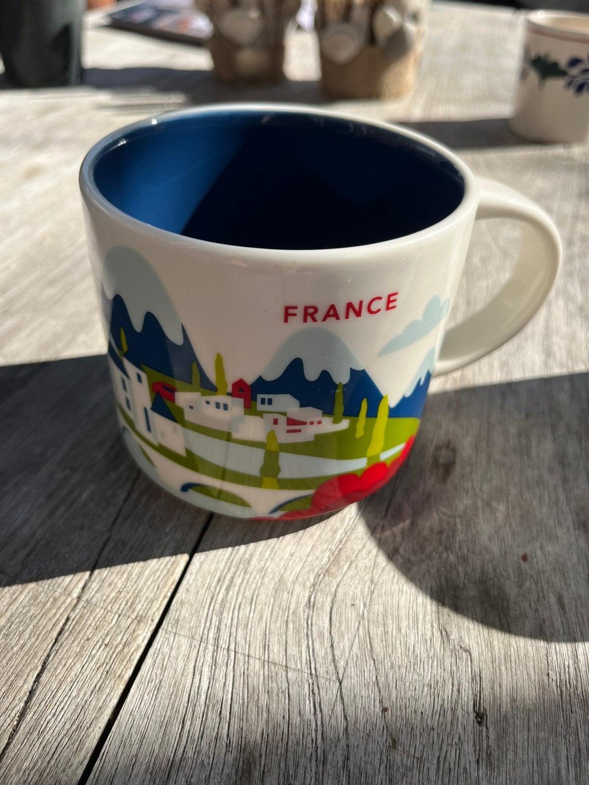 Statbucks mok France, Huis en Inrichting, Keuken | Servies, Ophalen of Verzenden, Zo goed als nieuw, Overige stijlen, Kop(pen) en/of Schotel(s)