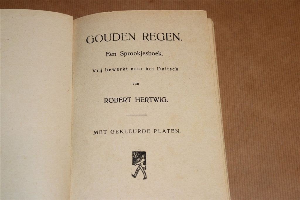 Antiek Sprookjesboek — Gouden Regen [ca. 1910], Ophalen of Verzenden, Gelezen