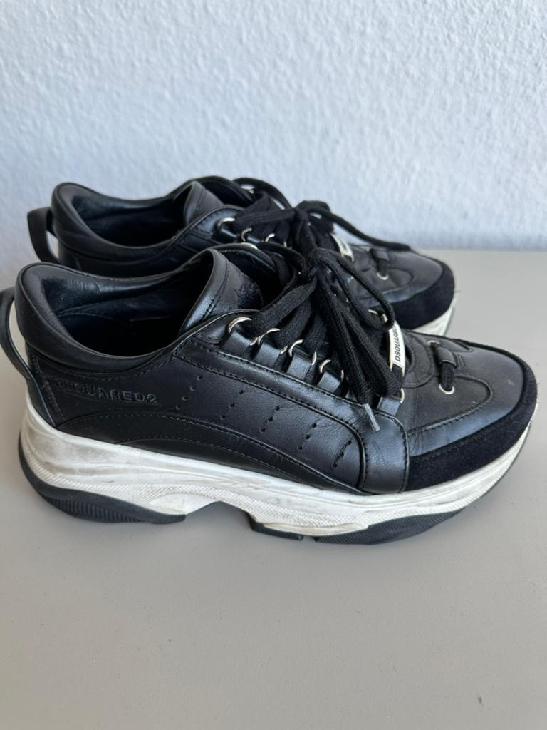 Mooie dsquared schoenen, maat 38, Ophalen of Verzenden, Gedragen, Zwart