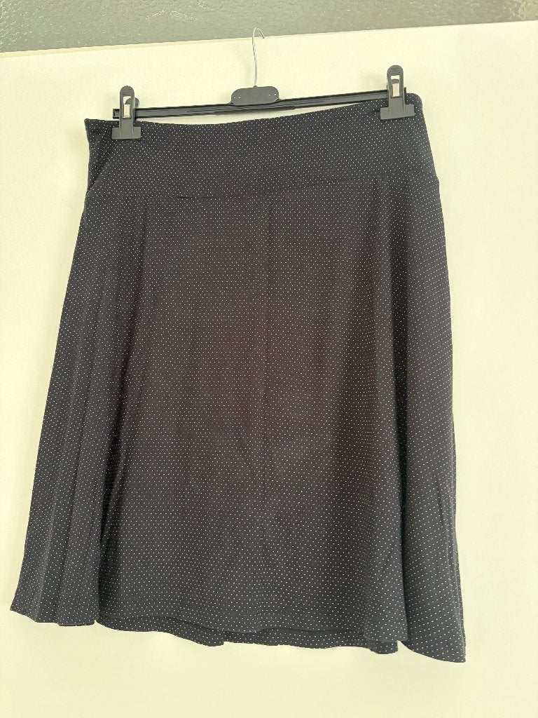 te koop:Leuke rok met stippen maat L, Maat 38/40 (M), Zwart, Ophalen of Verzenden, Gedragen