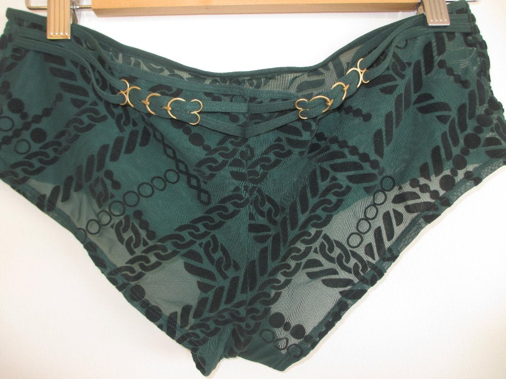 Marlies Dekkers slip groen L block print, ook BH mt 75D, Marlies Dekkers, Ophalen of Verzenden, Groen, Slip