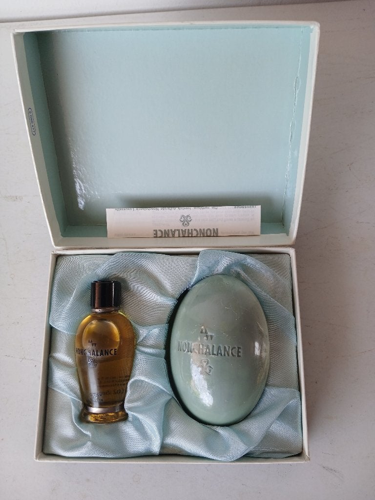 3 VINTAGE geschenkverpakkingen Mäurer + Wirtz : Nonchalance, Verzenden, Nieuw, Parfumfles, Gevuld