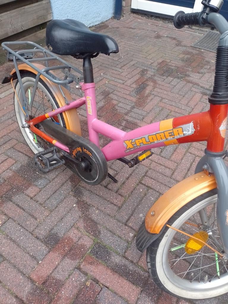 Kinder fietsje x_plorer 16 inch., Ophalen, Gebruikt, 16 tot 18 inch