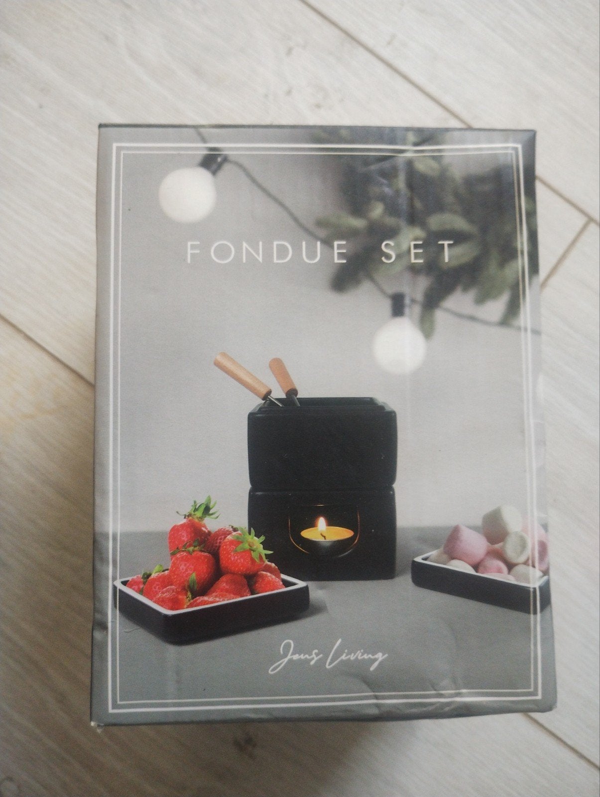 Jens Living Fondueset - Nieuw in doos, Ophalen, Nieuw, Waxinelicht, Fondueset