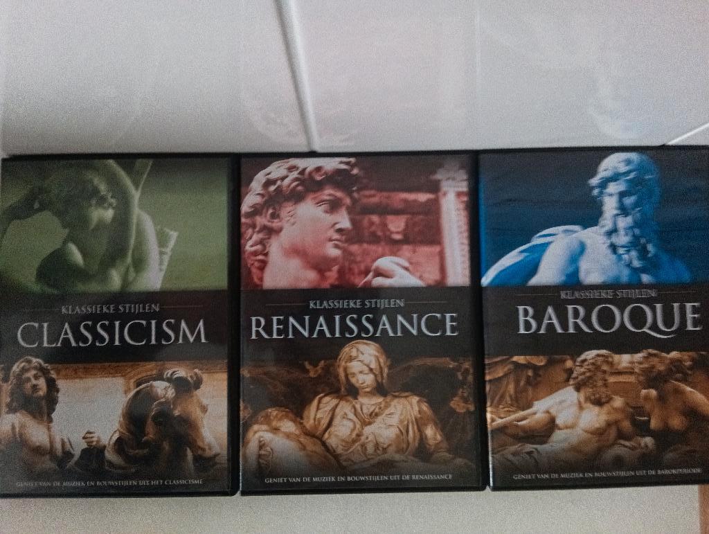 Klassieke Stijlen DVD Set - Renaissance, Baroque, Classicism, Cd's en Dvd's, Dvd's | Documentaire en Educatief, Alle leeftijden