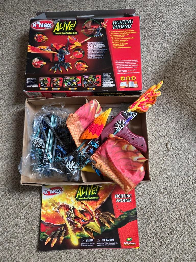 K'nex Alive! Fantastic Beasts You Build to Life, Ophalen of Verzenden, Gebruikt