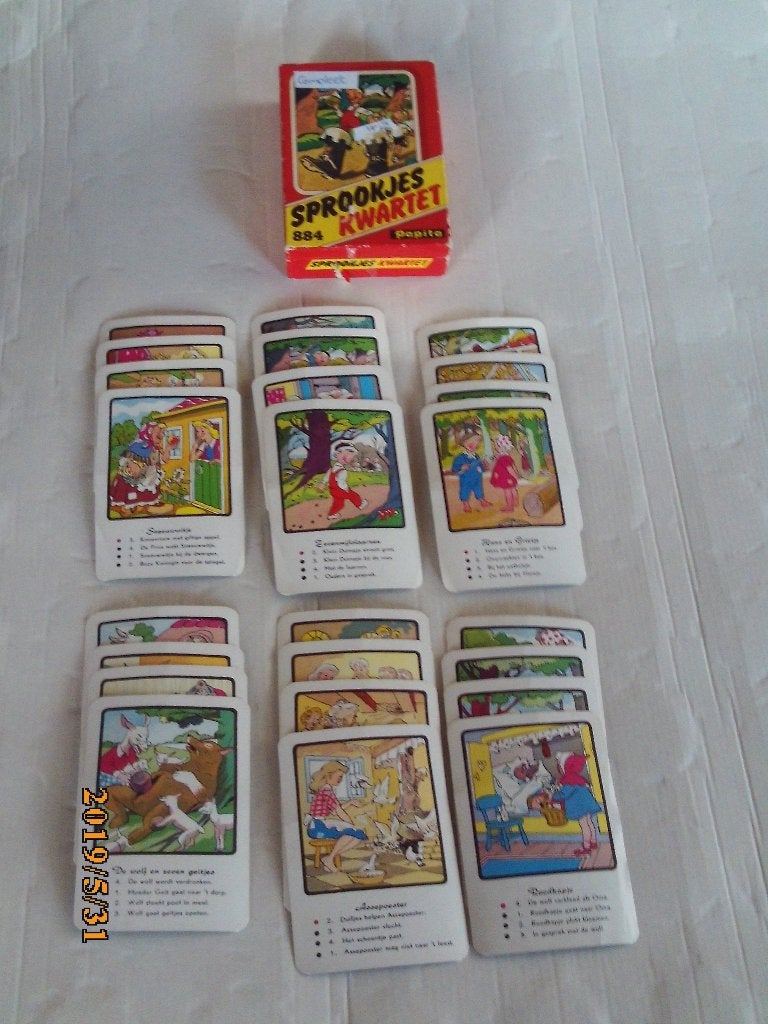 papita sprookjeskwartet, Ophalen of Verzenden, Gebruikt, Joker(s)
