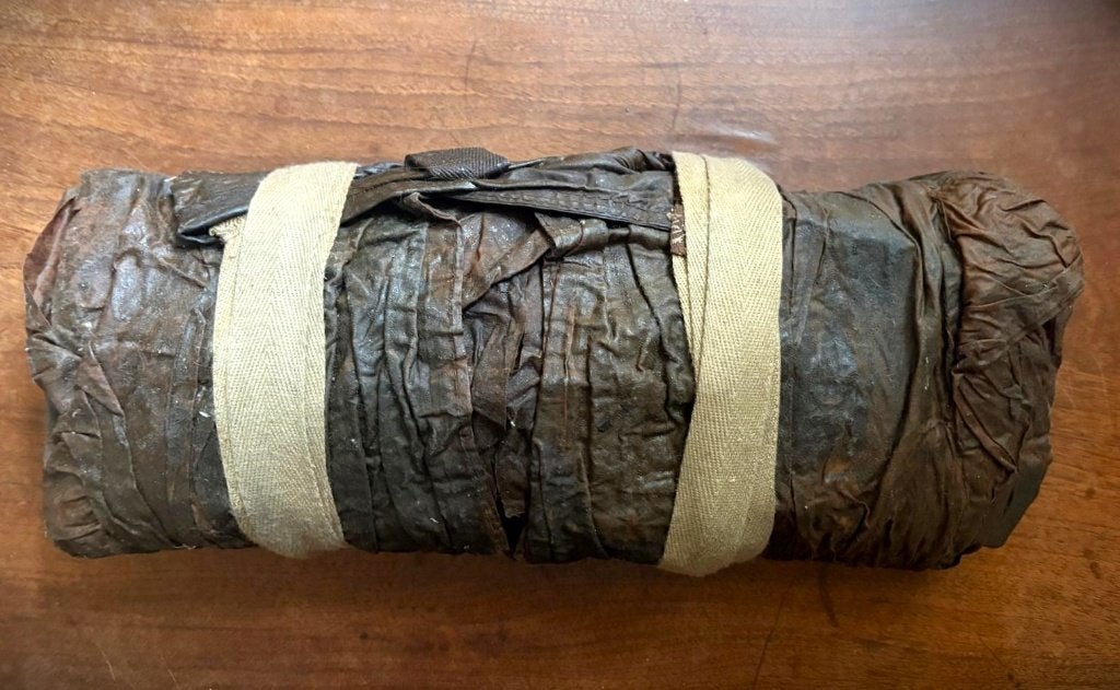 Originele WO2 zeer schaarse Britse Gascape, Verzamelen, Ophalen of Verzenden, Landmacht, Engeland, Kleding of Schoenen
