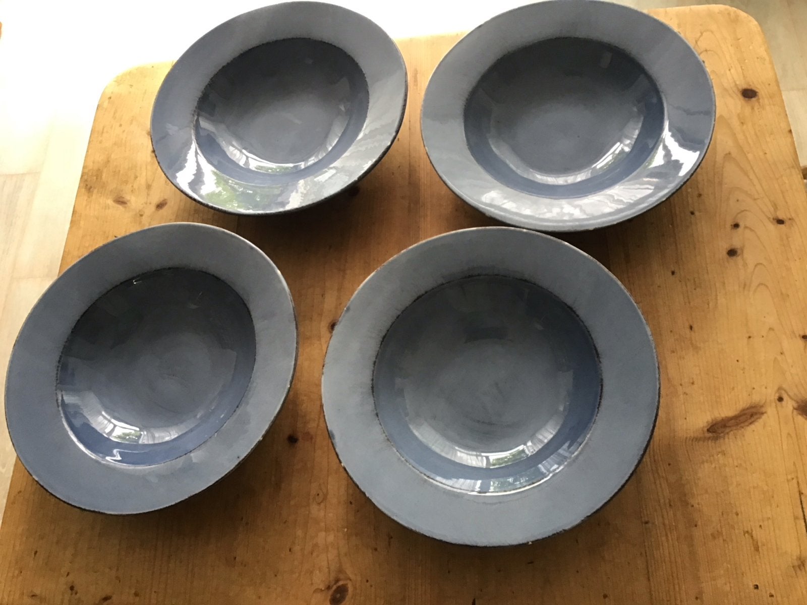 Set van 4 handgeschilderde Italiaanse pastaborden, Ophalen