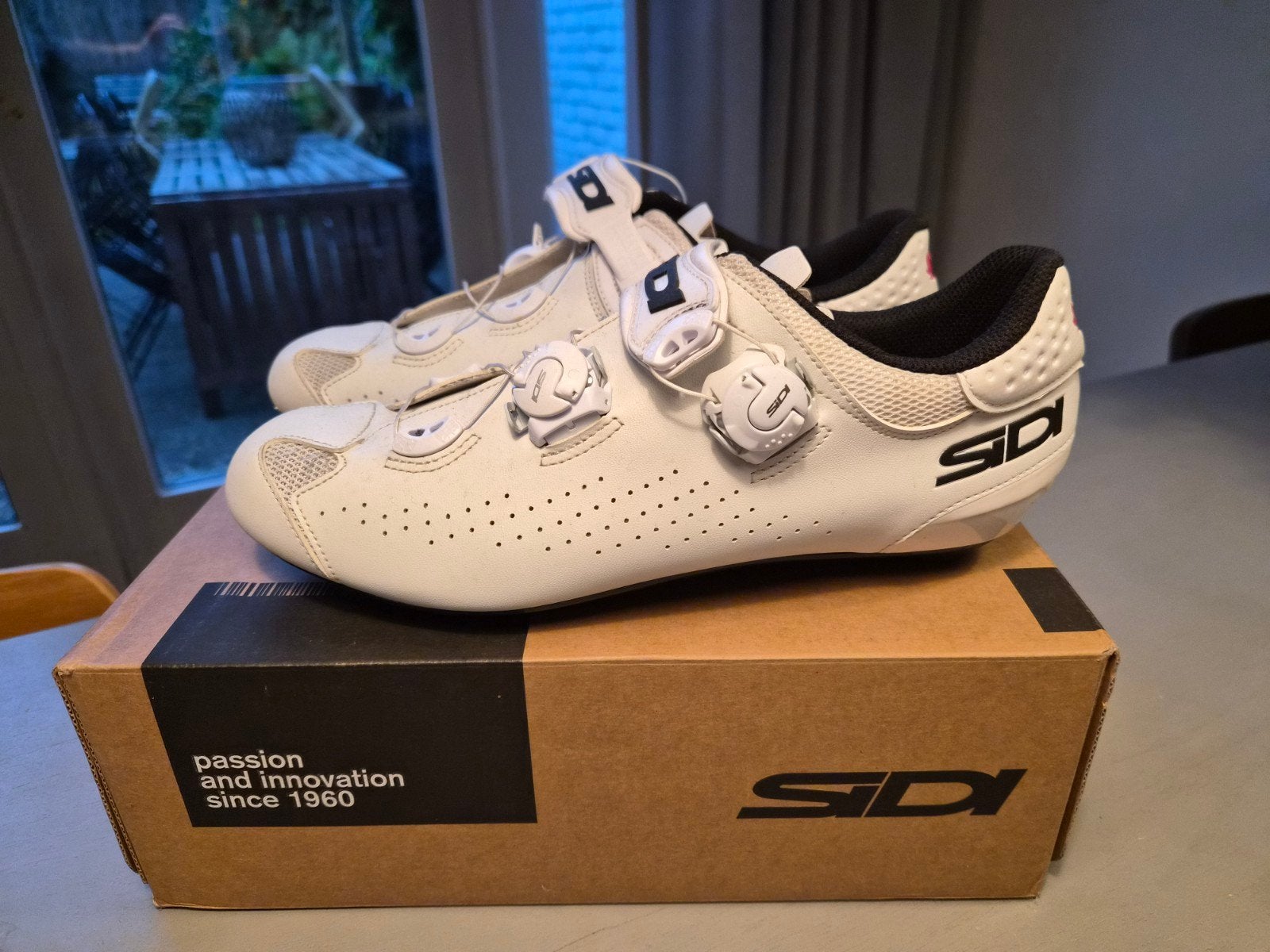 Wielrenschoenen SIDI Genius 10 White, maat 44, SIDI, Heren, Schoenen, Overige maten